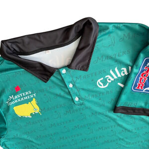 Callaway Masters Tournament Polo Shirt Men's Size 4XL Green Golf PGA Tour